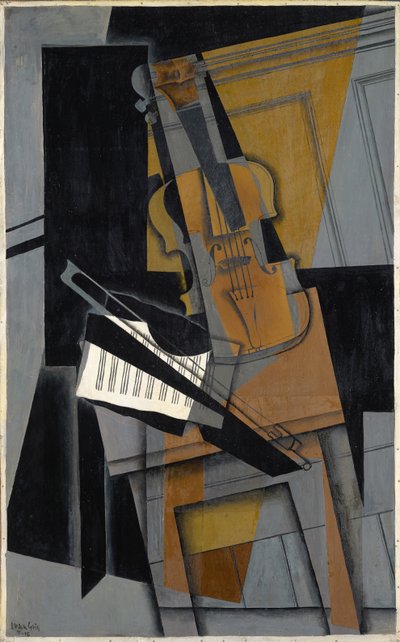 Il violino, 1916 da Juan Gris